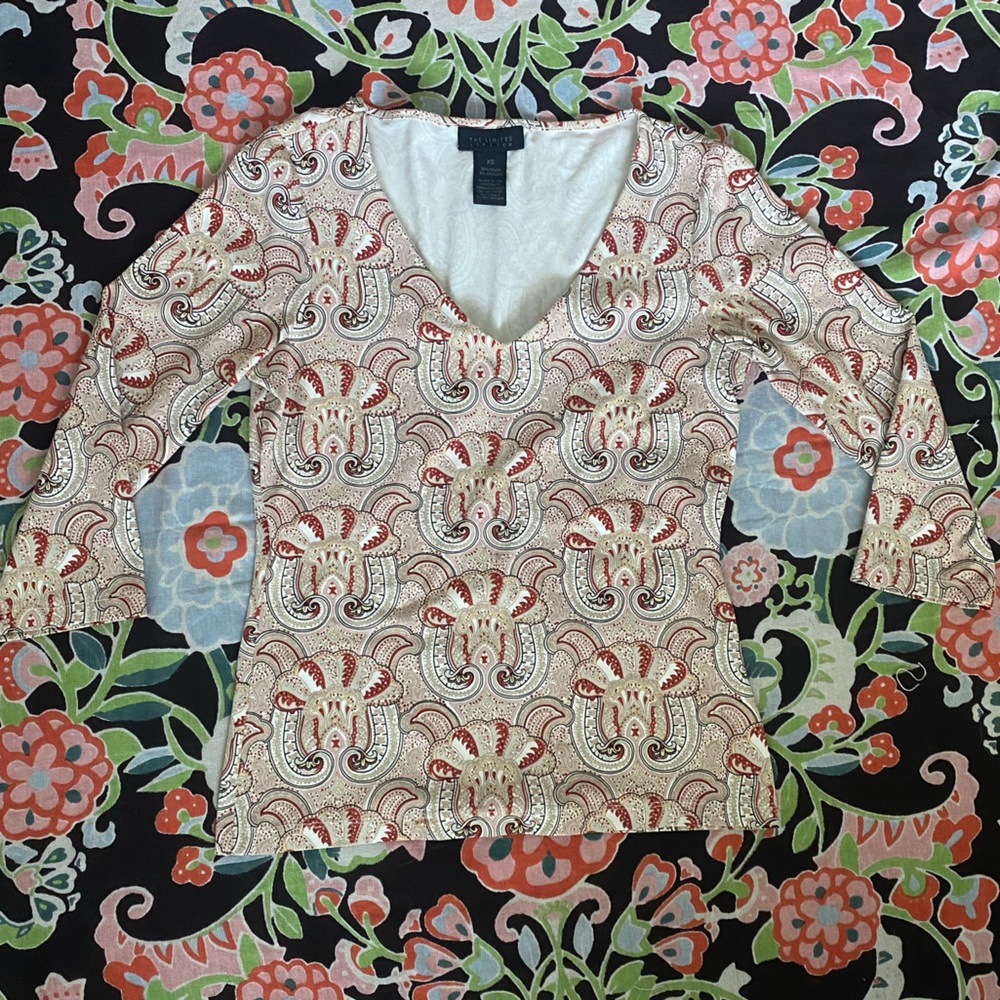 The Limited Paisley and Floral Fabric